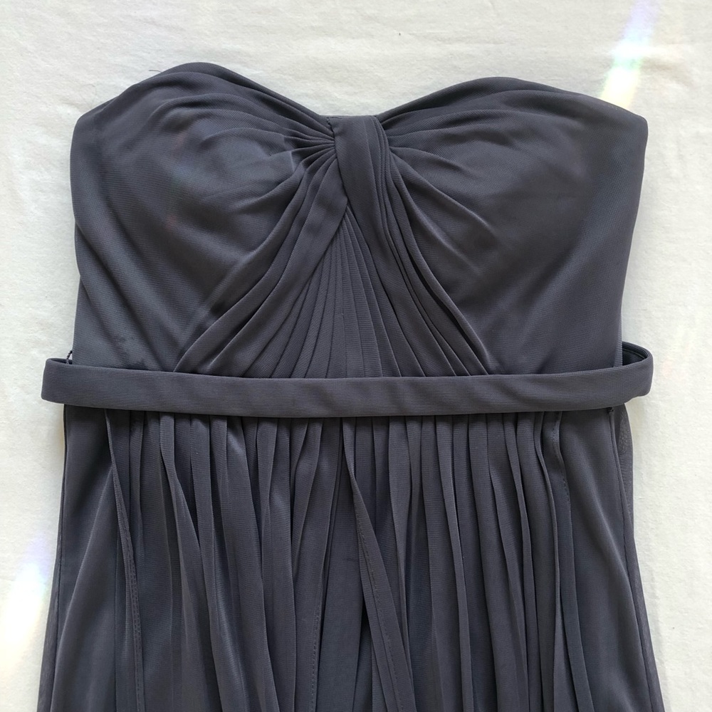 Grey Bridesmaid Dress